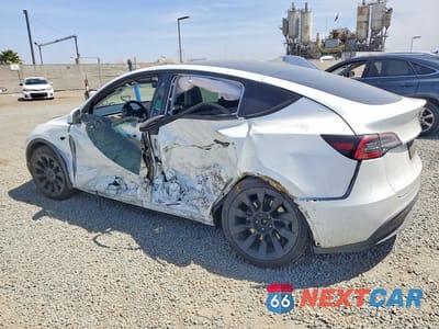 Drugie zdjęcie samochodu z przodu: 2021 TESLA MODEL Y VIN:5YJYGAEE6MF223028 - miniatura