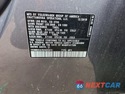 Zdjęcie 13 z 13 samochodu: 2019 VOLKSWAGEN ATLAS SEL VIN:1V2MR2CA7KC622473 - miniatura