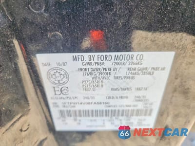 Zdjęcie 12 z 12 samochodu: 2008 FORD F150 SUPERCREW VIN:1FTPW14V08FA58160 - miniatura