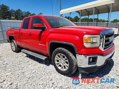 Czwarte zdjęcie samochodu z boku: 2015 GMC SIERRA C1500 SLE VIN:1GTR1UEH7FZ146121 - miniatura