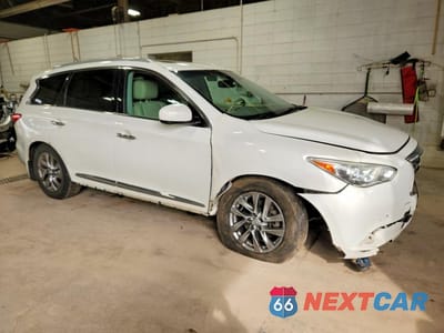 Czwarte zdjęcie samochodu z boku: 2013 INFINITI JX35 BASE VIN:5N1AL0MM8DC334737 - miniatura