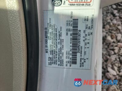 Zdjęcie 12 z 12 samochodu: 2007 FORD FUSION VIN:3FAHP07Z87R130756 - miniatura