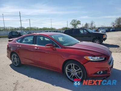 Czwarte zdjęcie samochodu z boku: 2014 FORD FUSION TITANIUM VIN:3FA6P0D97ER231909 - miniatura