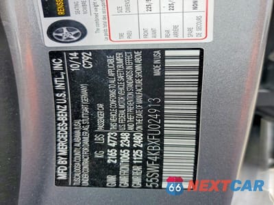 Zdjęcie 13 z 13 samochodu: 2015 MERCEDES-BENZ C 300 4MATIC VIN:55SWF4KBXFU024913 - miniatura