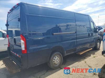Trzecie zdjęcie samochodu z tyłu: 2020 RAM PROMASTER 3500 DELIVERY VAN VIN:3C6URVJG5LE143917 - miniatura