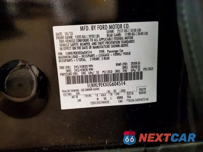 Zdjęcie 13 z 13 samochodu: 2014 LINCOLN MKS VIN:1LNHL9EKXEG604514 - miniatura
