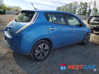 Trzecie zdjęcie samochodu z tyłu: 2013 NISSAN LEAF S VIN:1N4AZ0CP1DC409766 - miniatura