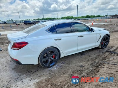 Trzecie zdjęcie samochodu z tyłu: 2021 GENESIS G70 3.3T VIN:KMTG74LE7MU067428 - miniatura