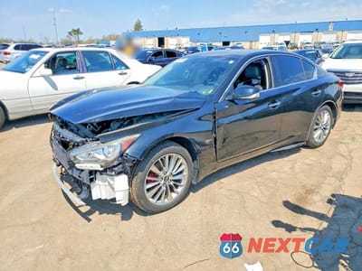 2018 INFINITI Q50 2.0T LUXE JN1CV7AR8JM280770 - główne zdjęcie licytacji z USA - miniatura