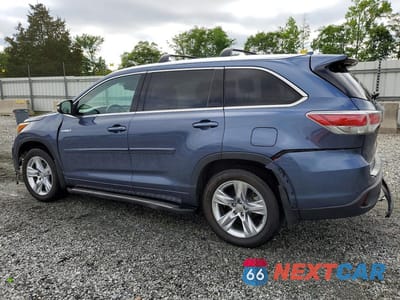Drugie zdjęcie samochodu z przodu: 2015 TOYOTA HIGHLANDER HYBRID LIMITED PLATINUM VIN:5TDDCRFH9FS009067 - miniatura