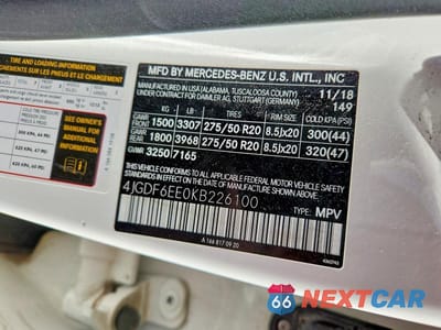 Zdjęcie 13 z 13 samochodu: 2019 MERCEDES-BENZ GLS 450 4MATIC VIN:4JGDF6EE0KB226100 - miniatura