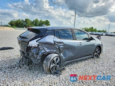 Trzecie zdjęcie samochodu z tyłu: 2022 NISSAN LEAF SV VIN:1N4AZ1CV4NC562812 - miniatura