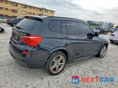 Trzecie zdjęcie samochodu z tyłu: 2014 BMW X3 XDRIVE28I VIN:5UXWX9C55E0D32610 - miniatura