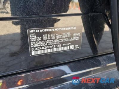 Zdjęcie 13 z 13 samochodu: 2023 BMW X5 SDRIVE 40I VIN:5UXCR4C04P9R37251 - miniatura