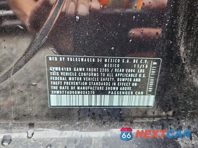 Zdjęcie 12 z 12 samochodu: 2016 VOLKSWAGEN GTI S VIN:3VW5T7AU5GM034270 - miniatura