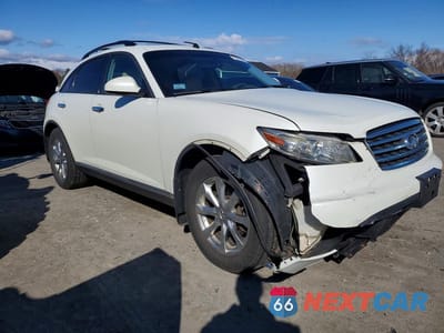 Czwarte zdjęcie samochodu z boku: 2007 INFINITI FX35 BASE VIN:JNRAS08W67X201104 - miniatura