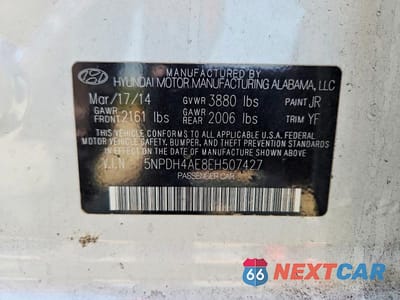 Zdjęcie 12 z 12 samochodu: 2014 HYUNDAI ELANTRA SE VIN:5NPDH4AE8EH507427 - miniatura