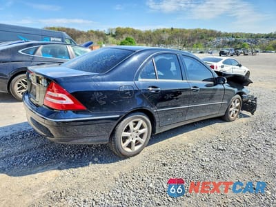 Trzecie zdjęcie samochodu z tyłu: 2007 MERCEDES-BENZ C 280 4MATIC VIN:WDBRF92H97F899492 - miniatura