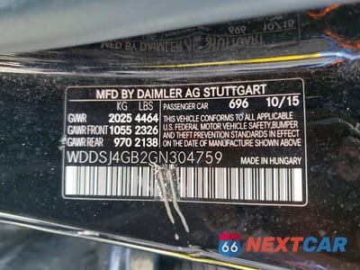 Zdjęcie 12 z 12 samochodu: 2016 MERCEDES-BENZ CLA 250 4MATIC VIN:WDDSJ4GB2GN304759 - miniatura