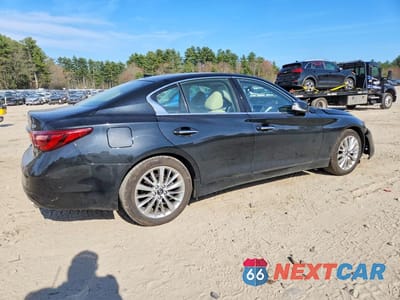 Trzecie zdjęcie samochodu z tyłu: 2021 INFINITI Q50 LUXE VIN:JN1EV7BR1MM754831 - miniatura