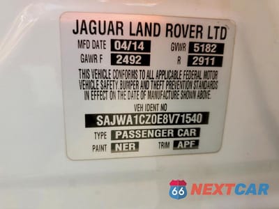Zdjęcie 12 z 12 samochodu: 2014 JAGUAR XJ VIN:SAJWA1CZ0E8V71540 - miniatura