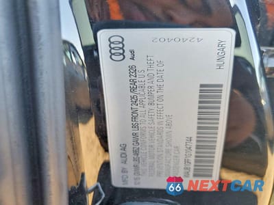 Zdjęcie 12 z 12 samochodu: 2016 AUDI S3 PREMIUM PLUS VIN:WAUB1GFF1G1047744 - miniatura