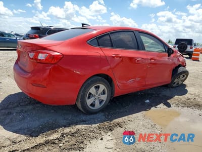 Trzecie zdjęcie samochodu z tyłu: 2017 CHEVROLET CRUZE LS VIN:3G1BC5SM9HS531840 - miniatura