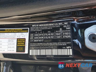 Zdjęcie 13 z 13 samochodu: 2021 MERCEDES-BENZ GLE 350 4MATIC VIN:4JGFB4KBXMA459820 - miniatura