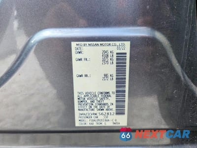 Zdjęcie 13 z 13 samochodu: 2022 NISSAN LEAF SV VIN:1N4AZ1CV4NC562812 - miniatura