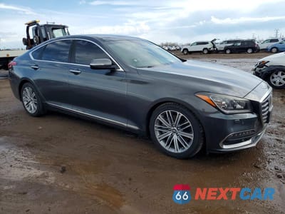 Czwarte zdjęcie samochodu z boku: 2018 GENESIS G80 3.8 VIN:KMHGN4JE2JU237306 - miniatura