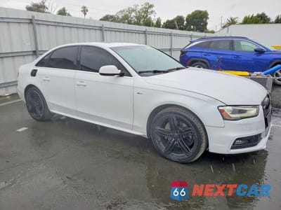Czwarte zdjęcie samochodu z boku: 2015 AUDI A4 PREMIUM PLUS VIN:WAUFFAFL2FN009372 - miniatura
