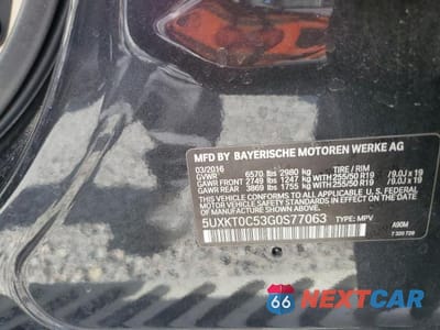 Zdjęcie 13 z 13 samochodu: 2016 BMW X5 XDR40E VIN:5UXKT0C53G0S77063 - miniatura