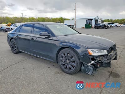 Czwarte zdjęcie samochodu z boku: 2018 AUDI A8 L QUATTRO VIN:WAU44AFD1JN000421 - miniatura