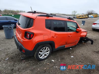 Trzecie zdjęcie samochodu z tyłu: 2017 JEEP RENEGADE LATITUDE VIN:ZACCJBBB6HPG32222 - miniatura