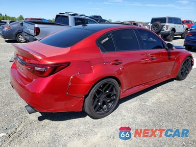 Trzecie zdjęcie samochodu z tyłu: 2019 INFINITI Q50 RED SPORT 400 VIN:JN1FV7AP0KM760816 - miniatura