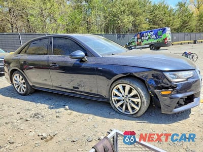 Czwarte zdjęcie samochodu z boku: 2018 AUDI A4 PREMIUM VIN:WAUDNAF46JA077712 - miniatura
