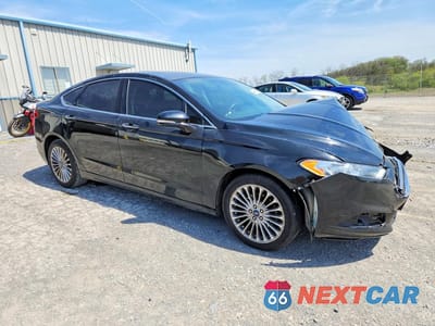 Czwarte zdjęcie samochodu z boku: 2016 FORD FUSION TITANIUM VIN:3FA6P0K95GR249461 - miniatura