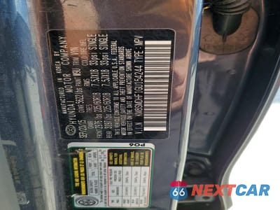 Zdjęcie 13 z 13 samochodu: 2016 HYUNDAI SANTA FE SE VIN:KM8SMDHF1GU154244 - miniatura