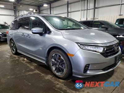 Czwarte zdjęcie samochodu z boku: 2021 HONDA ODYSSEY ELITE VIN:5FNRL6H95MB000863 - miniatura