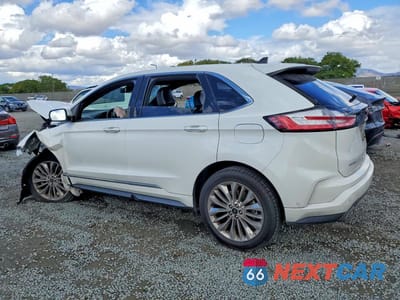 Drugie zdjęcie samochodu z przodu: 2022 FORD EDGE TITANIUM VIN:2FMPK4K91NBB01884 - miniatura