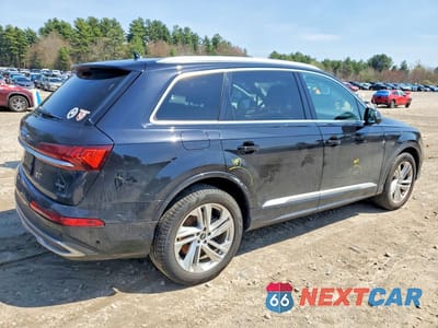 Trzecie zdjęcie samochodu z tyłu: 2021 AUDI Q7 PREMIUM PLUS VIN:WA1LXAF72MD014459 - miniatura