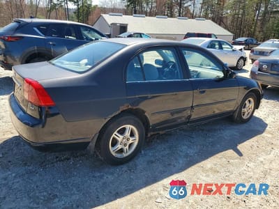 Trzecie zdjęcie samochodu z tyłu: 2001 HONDA CIVIC DX VIN:2HGES16271H568940 - miniatura