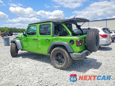 Drugie zdjęcie samochodu z przodu: 2018 JEEP WRANGLER UNLIMITED SPORT VIN:1C4HJXDN6JW268127 - miniatura