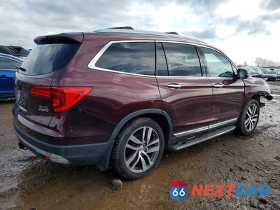 Trzecie zdjęcie samochodu z tyłu: 2017 HONDA PILOT ELITE VIN:5FNYF6H09HB009771 - miniatura