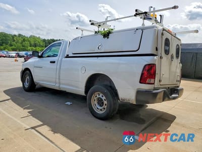 Drugie zdjęcie samochodu z przodu: 2012 DODGE RAM 1500 ST VIN:3C6JD6DP4CG242848 - miniatura