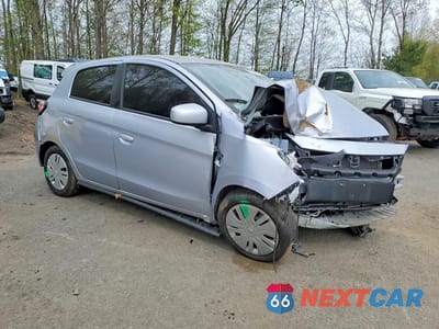 Czwarte zdjęcie samochodu z boku: 2024 MITSUBISHI MIRAGE ES VIN:ML32AUHJ4RH017038 - miniatura