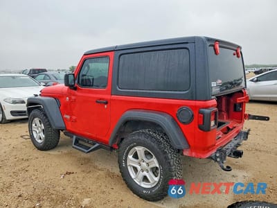 Drugie zdjęcie samochodu z przodu: 2019 JEEP WRANGLER SPORT VIN:1C4GJXAG7KW646152 - miniatura