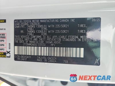Zdjęcie 13 z 13 samochodu: 2025 LEXUS RX 350 F SPORT DESIGN VIN:2T2BAMCA0SC120550 - miniatura
