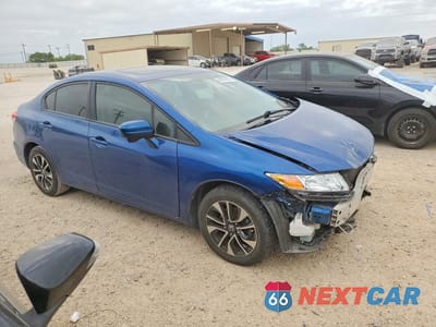 Czwarte zdjęcie samochodu z boku: 2014 HONDA CIVIC EX VIN:19XFB2F89EE211760 - miniatura