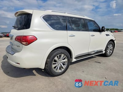 Trzecie zdjęcie samochodu z tyłu: 2016 INFINITI QX80 BASE VIN:JN8AZ2ND2G9800116 - miniatura